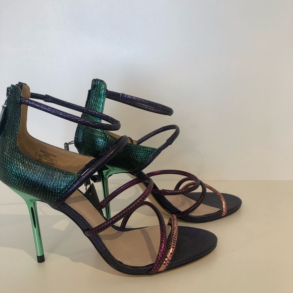 Zara Metallic Strappy Sandal - Picture 4 of 5